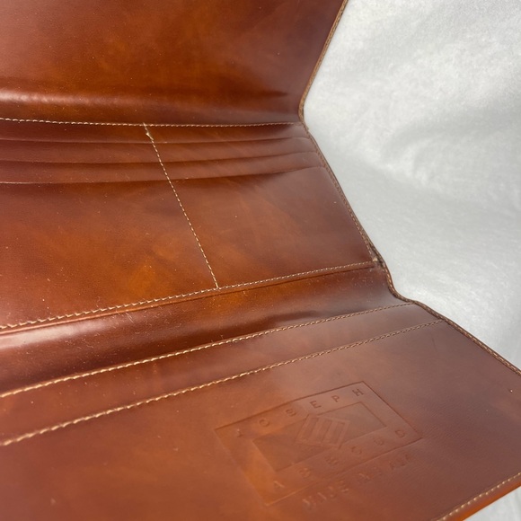 Joseph Abboud Brown Italian Genuine Leather Set - Pouch, Wallet, Coin Purse 🤎 - Picture 13 of 14